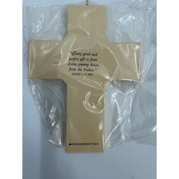 Baby 1st 2002 DaySpring Christmas Celebration Collection Cross Dove - Picture 6 of 6